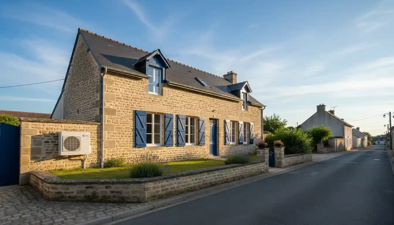 Installation pompe à chaleur à Abondant