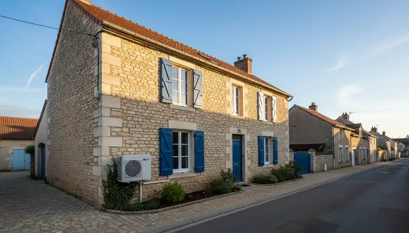 Installation pompe à chaleur à Bû